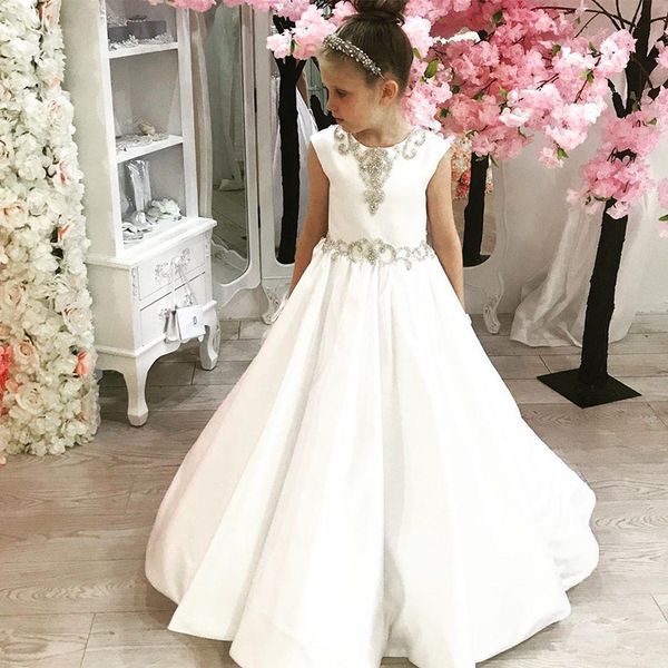 simple satin lovely baby flower girls' dresses with beaded o-neckline communion dress zipper back wedding party gowns, Red;yellow
simple satin lovely baby flower girls' dresses with beaded o-neckline communion dress zipper back wedding party gowns, Red;yellow