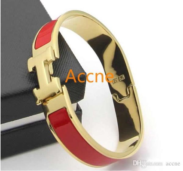 Роскошные Нержавеющей Стали Манжеты BraceletsBangles Браслет Эмаль Браслет H Золотая Пряжка Классический Бренд Браслеты
Роскошные Нержавеющей Стали Манжеты BraceletsBangles Браслет Эмаль Браслет H Золотая Пряжка Классический Бренд Браслеты