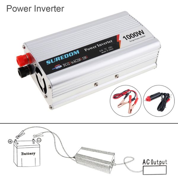 1000w car inverter dc 12v 24v to ac 220v 110v usb auto power inverter adapter charger voltage converter
1000w car inverter dc 12v 24v to ac 220v 110v usb auto power inverter adapter charger voltage converter