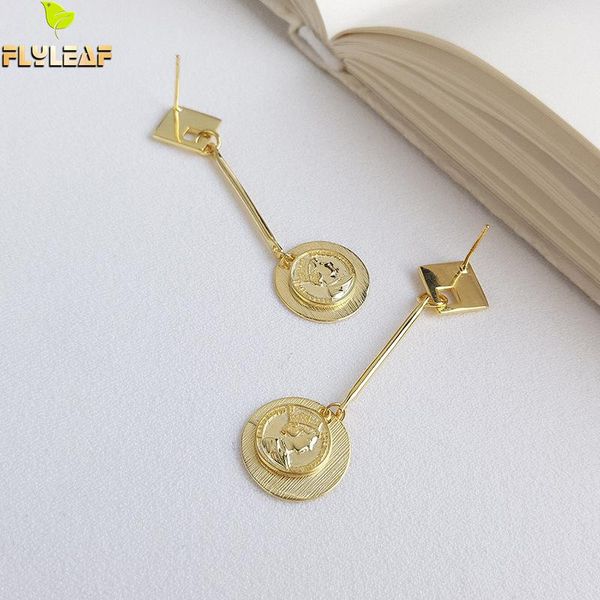 flyleaf geometric portrait relief 18k gold drop earrings for women 100% 925 sterling silver fine earings fashion jewelry luxury, Golden;silver
flyleaf geometric portrait relief 18k gold drop earrings for women 100% 925 sterling silver fine earings fashion jewelry luxury, Golden;silver