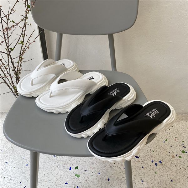 europe and the united states station 2020 summer net red flip flops thick bottom slippers female outdoor fashion wild harajuku beach shoes, Black
europe and the united states station 2020 summer net red flip flops thick bottom slippers female outdoor fashion wild harajuku beach shoes, Black