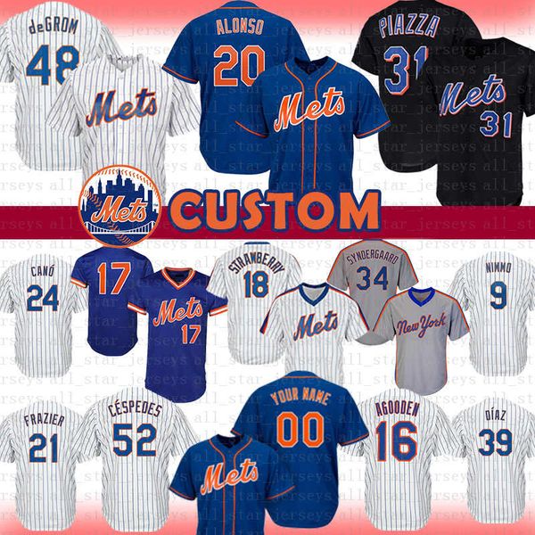 20 Pete Alonso Custom 52 Yoenis Cespedes Mets Jersey New York Piazza 48 Jacob deGrom Gooden Hernandez Strawberry Syndergaard Conforto a1
20 Pete Alonso Custom 52 Yoenis Cespedes Mets Jersey New York Piazza 48 Jacob deGrom Gooden Hernandez Strawberry Syndergaard Conforto a1