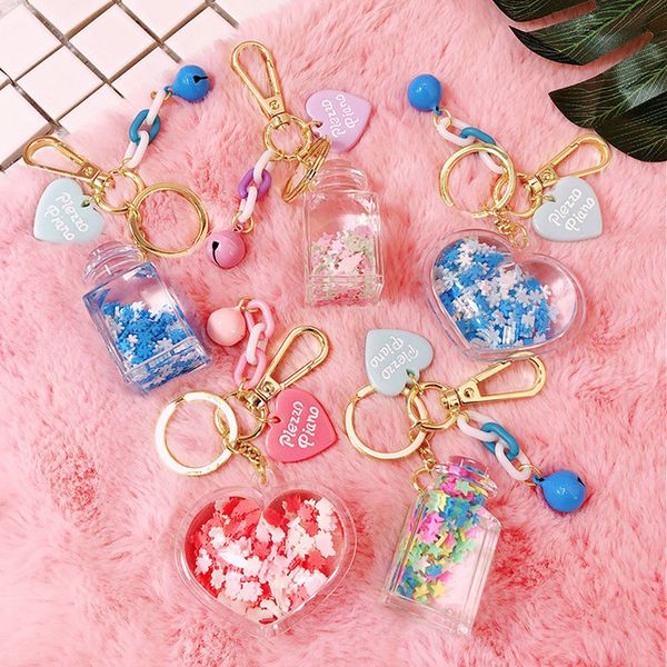 Fashion Heart Candy Keychain Starry Liquid Crystal Quicksand Wishing Bottle Keyrings for Women Bag Charms Decoration Jewelry
Fashion Heart Candy Keychain Starry Liquid Crystal Quicksand Wishing Bottle Keyrings for Women Bag Charms Decoration Jewelry