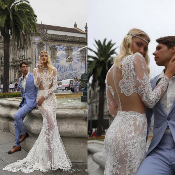 charchy 2020 new mermaid wedding dresses long sleeve lace appliqued jewel neck bridal gowns illusion sweep train fishtail wedding dress, White
charchy 2020 new mermaid wedding dresses long sleeve lace appliqued jewel neck bridal gowns illusion sweep train fishtail wedding dress, White