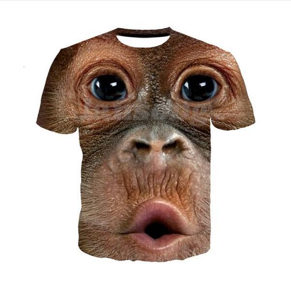 fashion mens womens summer style big monkey face funny 3d print casual t-shirt xdx037, White;black
fashion mens womens summer style big monkey face funny 3d print casual t-shirt xdx037, White;black