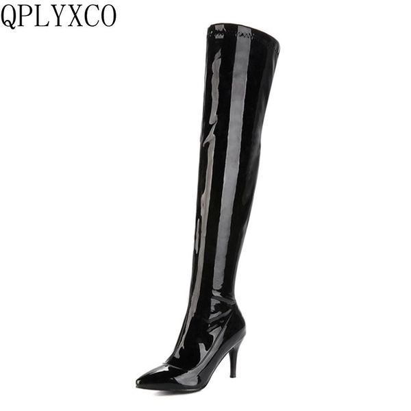 qplyxco fashion women boots over knee high boots zipper high heels spring autumn winter footwear dance party shoes 07-20, Black
qplyxco fashion women boots over knee high boots zipper high heels spring autumn winter footwear dance party shoes 07-20, Black