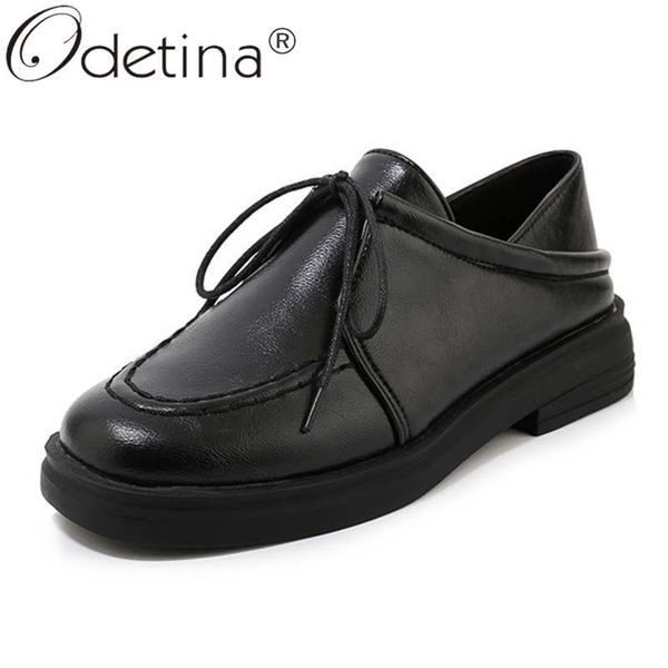 odetina women fashion lace up non-slip round toe loafers shoes ladies retro platform sewing block chunky heel concise boat shoes, Black
odetina women fashion lace up non-slip round toe loafers shoes ladies retro platform sewing block chunky heel concise boat shoes, Black