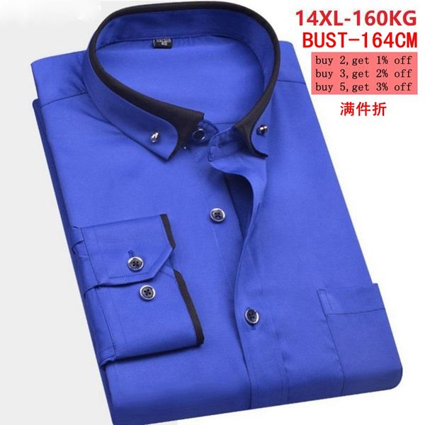 men's big shirt large size 8xl 9xl 10xl 11xl 12xl 13xl14xl summer long sleeve wedding formal shirt blue, White;black
men's big shirt large size 8xl 9xl 10xl 11xl 12xl 13xl14xl summer long sleeve wedding formal shirt blue, White;black