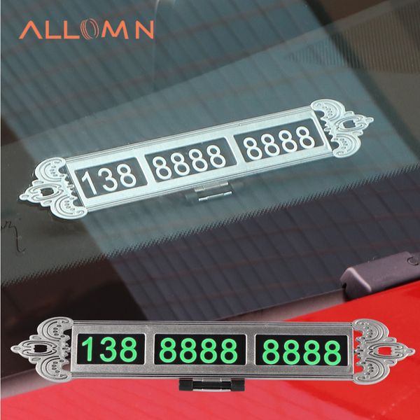 allomn car temporary calling phone number parking card luminous notification night plate for automotive accessories
allomn car temporary calling phone number parking card luminous notification night plate for automotive accessories