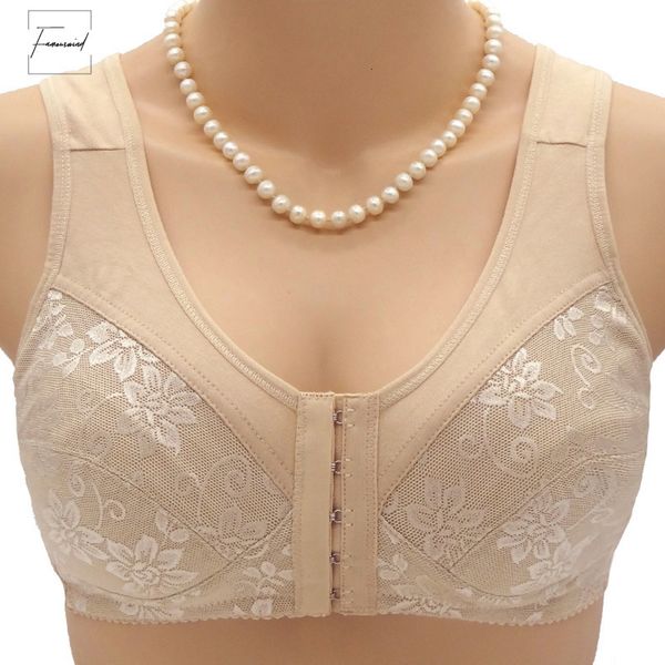 wireless cotton bras for women lingerie bra front close t back leisure comfortble plus size 44 42 40 38 34, Red;black
wireless cotton bras for women lingerie bra front close t back leisure comfortble plus size 44 42 40 38 34, Red;black