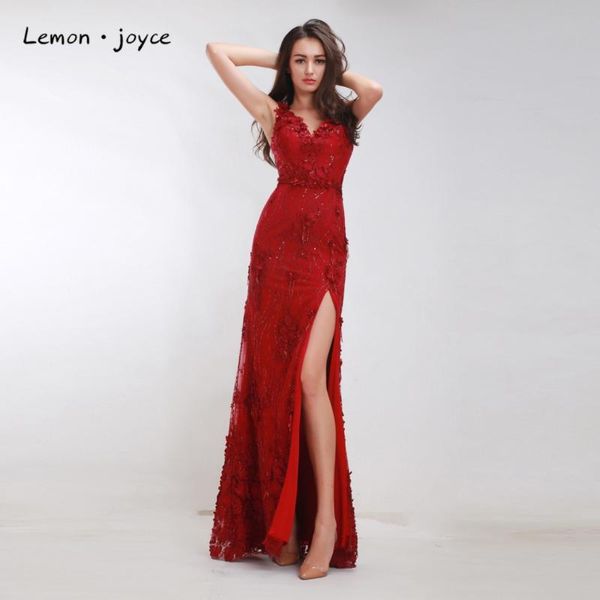 party dresses lemon joyce wine red evening 2021 v-neck backless appliques beading high split floor-length dress prom gowns, White;black
party dresses lemon joyce wine red evening 2021 v-neck backless appliques beading high split floor-length dress prom gowns, White;black