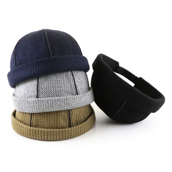 aolikes autumn winter men women knitted hat cuff brimless retro navy style beanie hat warm beanie skullcap sailor cap, Black
aolikes autumn winter men women knitted hat cuff brimless retro navy style beanie hat warm beanie skullcap sailor cap, Black