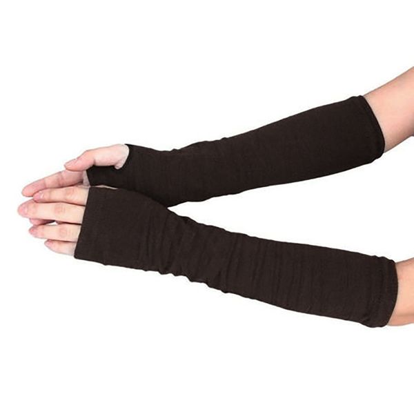 lady stretchy soft striped wrist arm warmer long sleeve half-finger gloves new, Blue;gray
lady stretchy soft striped wrist arm warmer long sleeve half-finger gloves new, Blue;gray