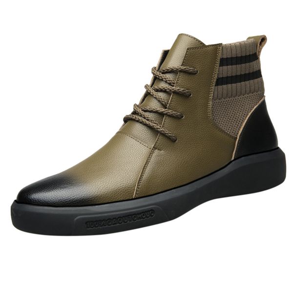 men's large size business leather shoes non-slip soft warm boots solid color driving casual peas shoes men zapatos de hombre, Black
men's large size business leather shoes non-slip soft warm boots solid color driving casual peas shoes men zapatos de hombre, Black