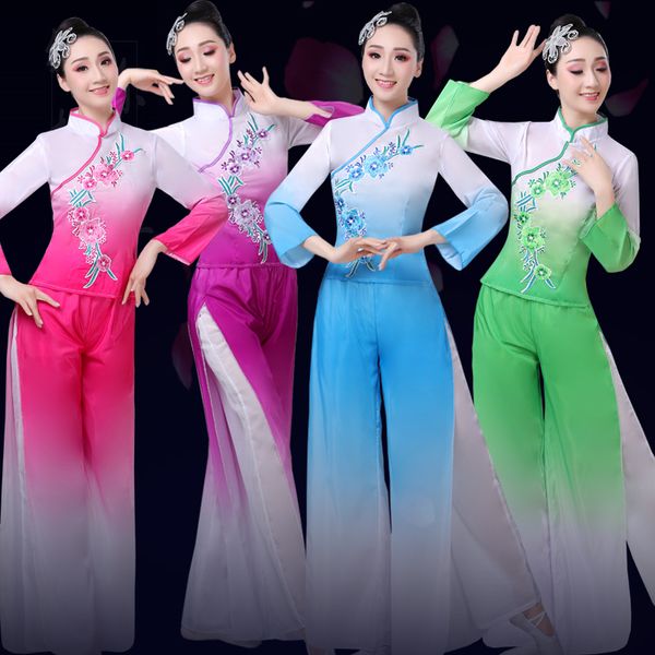 yangko costume costume female chinese style jasmine umbrella dance middle-aged and elderly square dance classical fan suit, Black;red
yangko costume costume female chinese style jasmine umbrella dance middle-aged and elderly square dance classical fan suit, Black;red