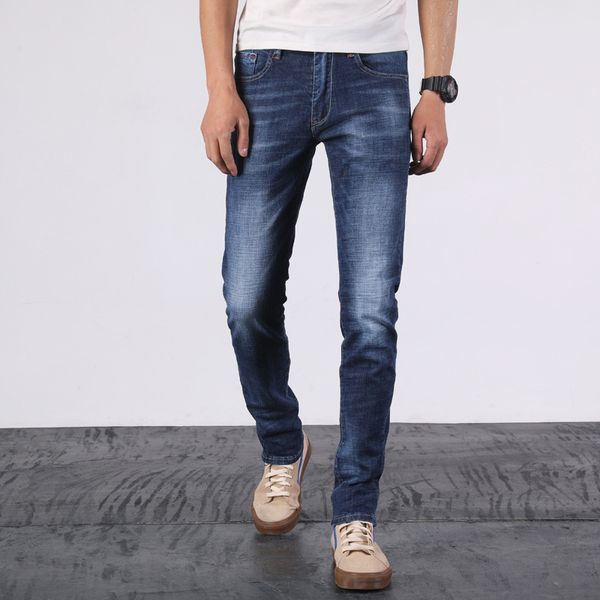 spring new style men slim fit elasticity jeans teenager fashion pencil pants trousers 7638, Blue
spring new style men slim fit elasticity jeans teenager fashion pencil pants trousers 7638, Blue