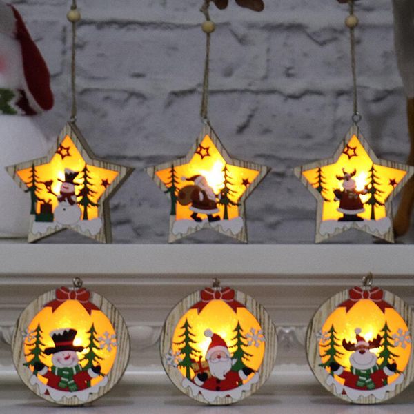 christmas led light star pendant round xmas santa snowman elk design christmas tree hanging ornament xmas decoration
christmas led light star pendant round xmas santa snowman elk design christmas tree hanging ornament xmas decoration