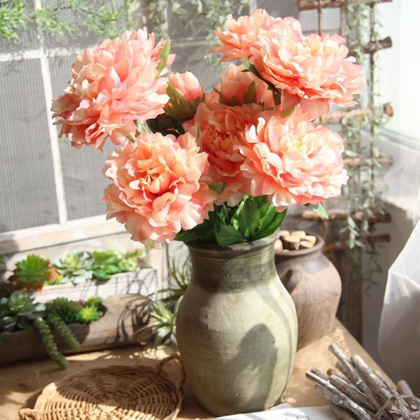 new 90cm lifelike artificial flower 2 big head and 1 bud peony fake flores bunch for home wedding decoration indoor
new 90cm lifelike artificial flower 2 big head and 1 bud peony fake flores bunch for home wedding decoration indoor