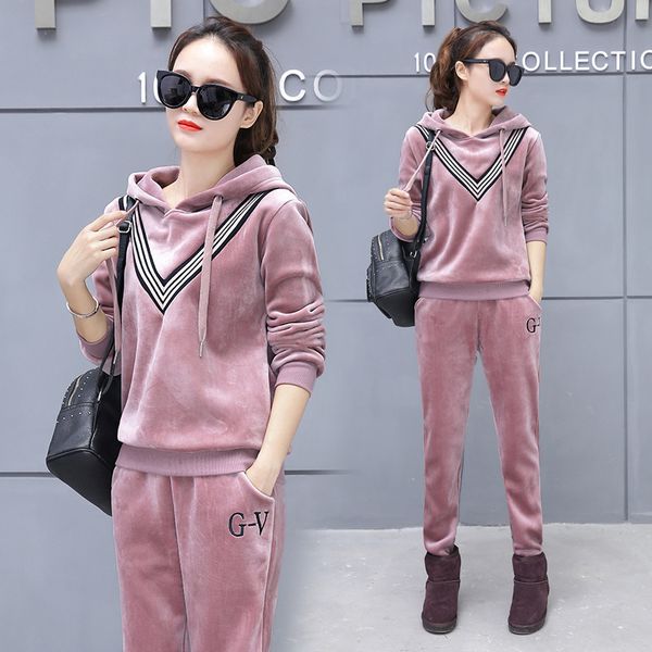 skst winter sports suit women tracksuits pullover running set cotton velvet jogging suits sweat pants pink sportswear, Black;blue
skst winter sports suit women tracksuits pullover running set cotton velvet jogging suits sweat pants pink sportswear, Black;blue