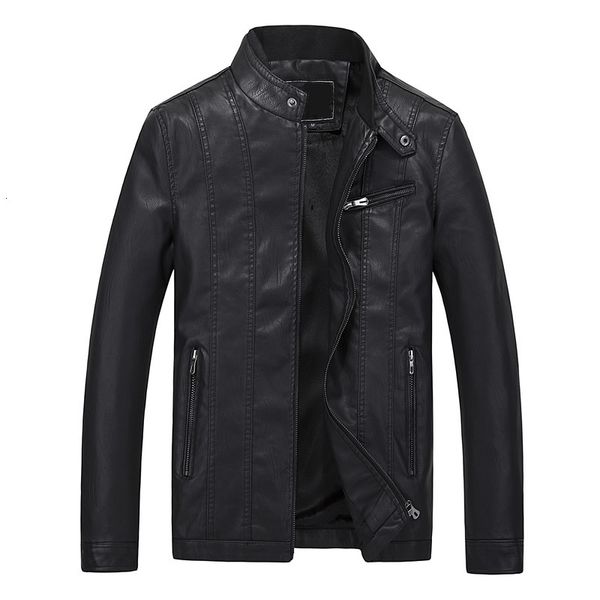 men leather jas brand slender stand biker motorbike jas men men's overwear pu leather men's clothing, Black
men leather jas brand slender stand biker motorbike jas men men's overwear pu leather men's clothing, Black