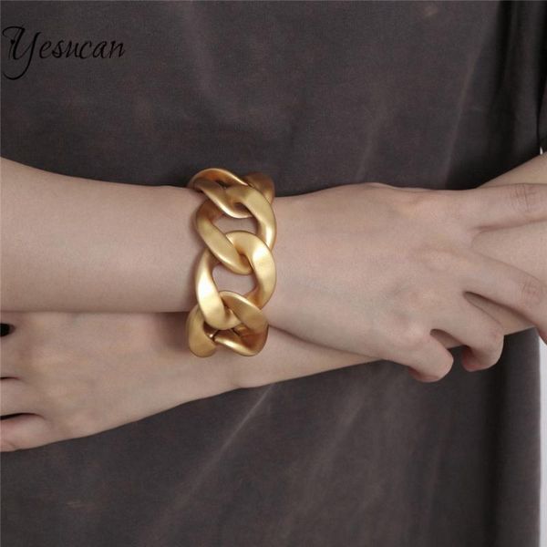 punk charm thick chain bracelets for women men trendy hyperbole gold metal geometric bracelet friendship gift brincos, Golden;silver
punk charm thick chain bracelets for women men trendy hyperbole gold metal geometric bracelet friendship gift brincos, Golden;silver