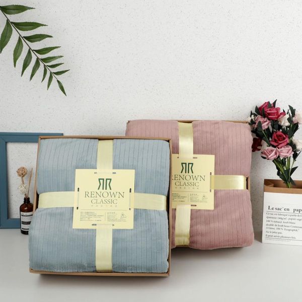 blankets coral fleece air-conditioning siesta blanket for single double portable thicken stripe soft office throw coverlet
blankets coral fleece air-conditioning siesta blanket for single double portable thicken stripe soft office throw coverlet