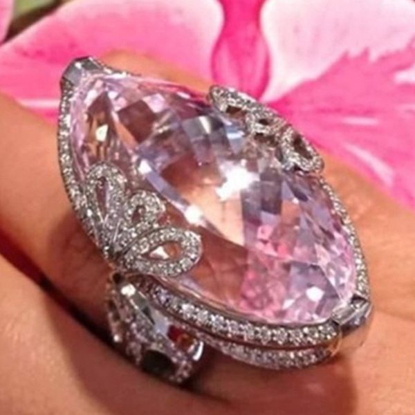modyle 2019 new fashion silver color big pink cz stone flower wedding ring for woman dropshipping, Slivery;golden
modyle 2019 new fashion silver color big pink cz stone flower wedding ring for woman dropshipping, Slivery;golden