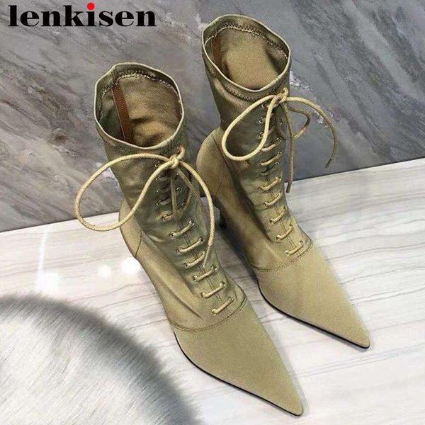 lenkisen elegant lady slender design european style stiletto heels bowtie autumn boots pointed toe oxford mid-calf boots l90, Black
lenkisen elegant lady slender design european style stiletto heels bowtie autumn boots pointed toe oxford mid-calf boots l90, Black