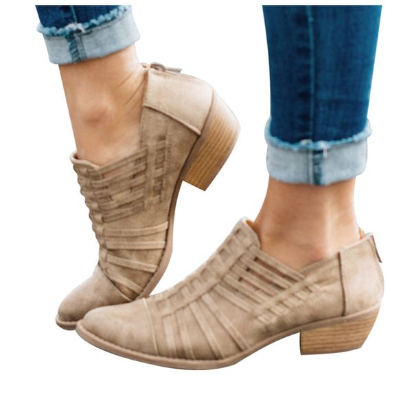 women thin heels square heels boots shoes 2020 new female breathable comfortable solid spring and autumn ladies plus seize, Black
women thin heels square heels boots shoes 2020 new female breathable comfortable solid spring and autumn ladies plus seize, Black