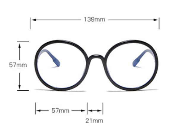 015 retro circular spectacle frames for men and women with flat lens sunglasses, Pink;blue