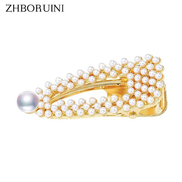 zhboruini 2019 pearl beads hair clip for woman freshwater pearl jewelry barrette handmade hair pin accessories gift wholesale rmlzf, Black 
zhboruini 2019 pearl beads hair clip for woman freshwater pearl jewelry barrette handmade hair pin accessories gift wholesale rmlzf, Black