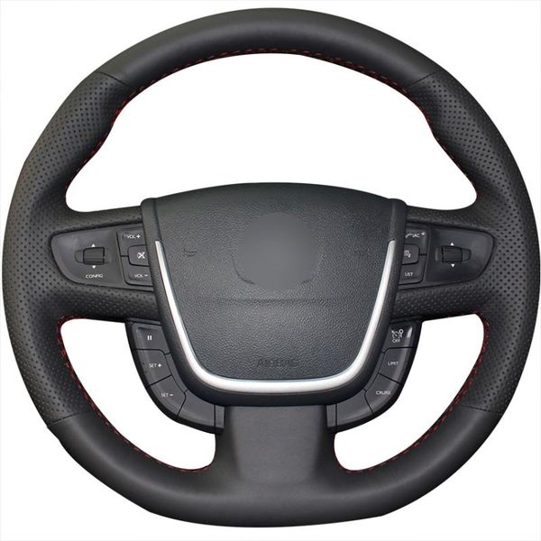 hand sew black artificial leather car steering wheel cover for 508 2011-2008 508 sw 2011-2008
hand sew black artificial leather car steering wheel cover for 508 2011-2008 508 sw 2011-2008