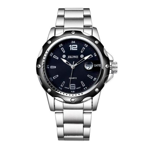 business boutique watch men's watch luminous calendar men's steel band watch waterproof alloy case quartz movement, Slivery;brown
business boutique watch men's watch luminous calendar men's steel band watch waterproof alloy case quartz movement, Slivery;brown