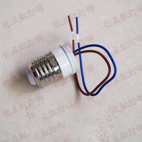 E27 Lead Power Lamp Holder 220V E27 Lamp Holder Screw with Wire Plastic Lampholder for Downlight Modification
E27 Lead Power Lamp Holder 220V E27 Lamp Holder Screw with Wire Plastic Lampholder for Downlight Modification