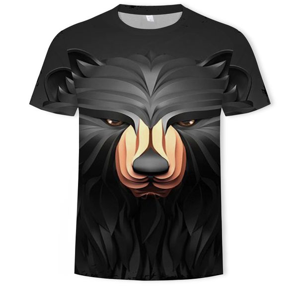 mens designer summer black bear digital 3d printing short-sleeved t-shirt men, White;black
mens designer summer black bear digital 3d printing short-sleeved t-shirt men, White;black