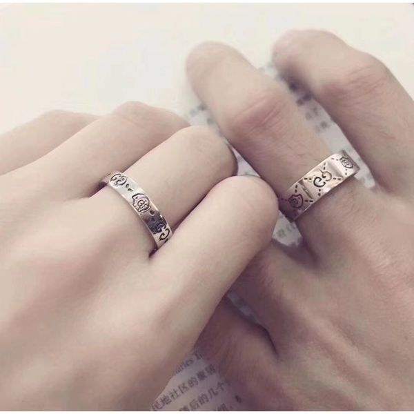 gg luxurious fine silver gu̴cci skull lovers ring stamp ring for women men jewelry wedding with box gift guccì
gg luxurious fine silver gu̴cci skull lovers ring stamp ring for women men jewelry wedding with box gift guccì