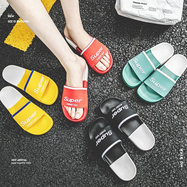 cool slippers women wear plastic outside summer couple thick bottom slippers men fashion ins korean version indoor bathroom, Black
cool slippers women wear plastic outside summer couple thick bottom slippers men fashion ins korean version indoor bathroom, Black