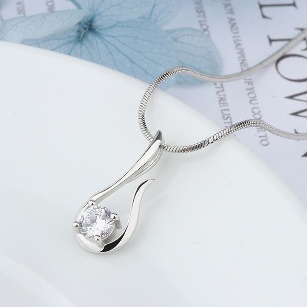 valentine's day gift white gold zircon clavicle chain love necklace female popular wild korean inlaid u-shaped pendant pkw, Silver
valentine's day gift white gold zircon clavicle chain love necklace female popular wild korean inlaid u-shaped pendant pkw, Silver