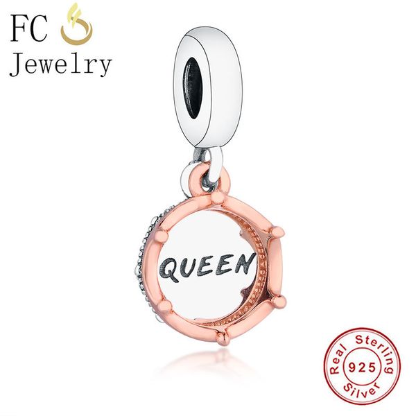 fc jewelry fit original pandora charm bracelet 100% 925 silver rose gold queen crown bead pendant making moments women berloque
fc jewelry fit original pandora charm bracelet 100% 925 silver rose gold queen crown bead pendant making moments women berloque
