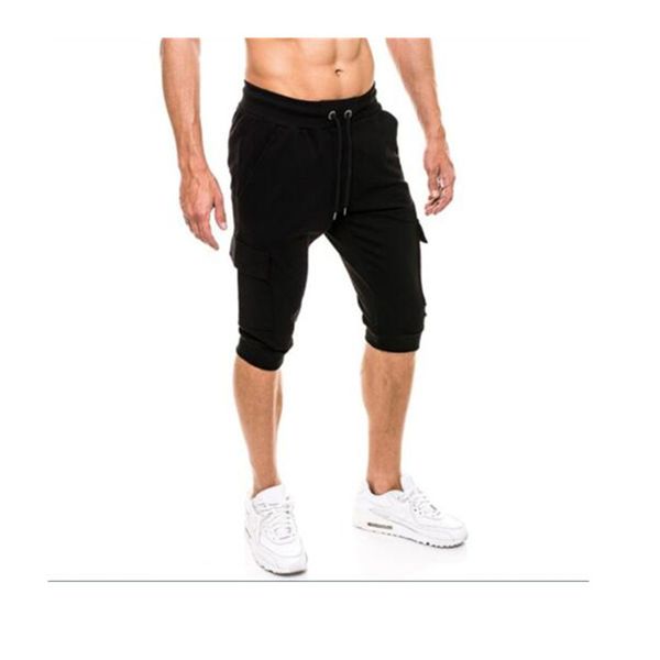 mens gym jogging shorts men fitness bodybuilding sweatpants male workout training summer brand casual knee length short pants, White;black
mens gym jogging shorts men fitness bodybuilding sweatpants male workout training summer brand casual knee length short pants, White;black