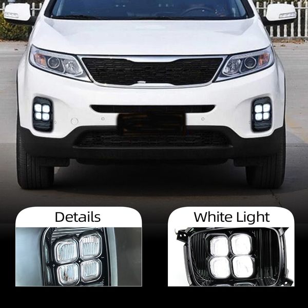 1 set car drl daytime running light for kia sorento 2013 2014 led daylight waterproof 12v fog lamp car styling lights
1 set car drl daytime running light for kia sorento 2013 2014 led daylight waterproof 12v fog lamp car styling lights