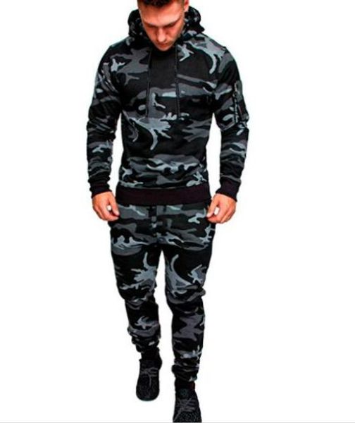 men designer camouflage tracksuits fashion cardigan long sleeve casual long pants men sports clothing, Gray
men designer camouflage tracksuits fashion cardigan long sleeve casual long pants men sports clothing, Gray