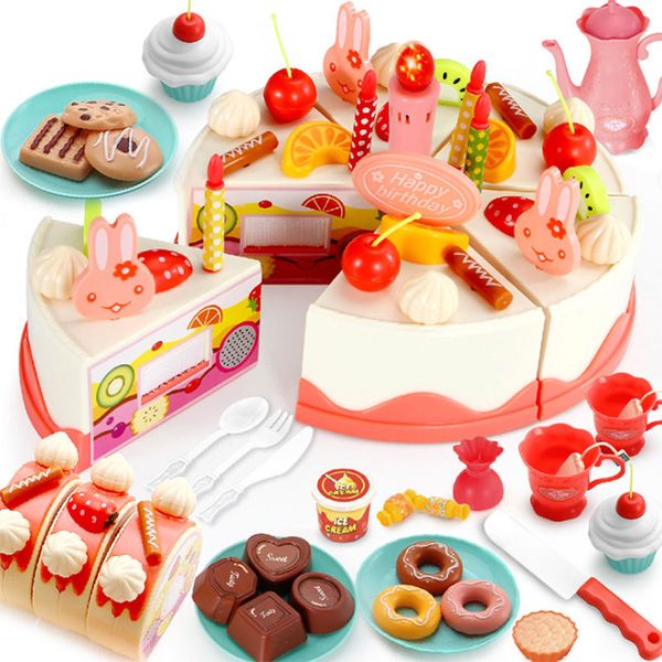 61pcs large diy pretend play fruit cutting birthday cake kitchen food toys with light music for kids boys girls
61pcs large diy pretend play fruit cutting birthday cake kitchen food toys with light music for kids boys girls