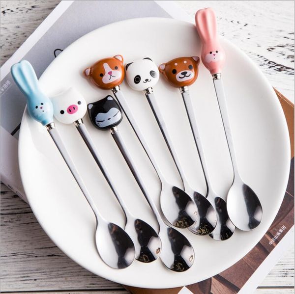 cute cartoon animals cat panda rabbit coffee spoon stirring spoon children soup coffee spoons scoop dinnerware
cute cartoon animals cat panda rabbit coffee spoon stirring spoon children soup coffee spoons scoop dinnerware
