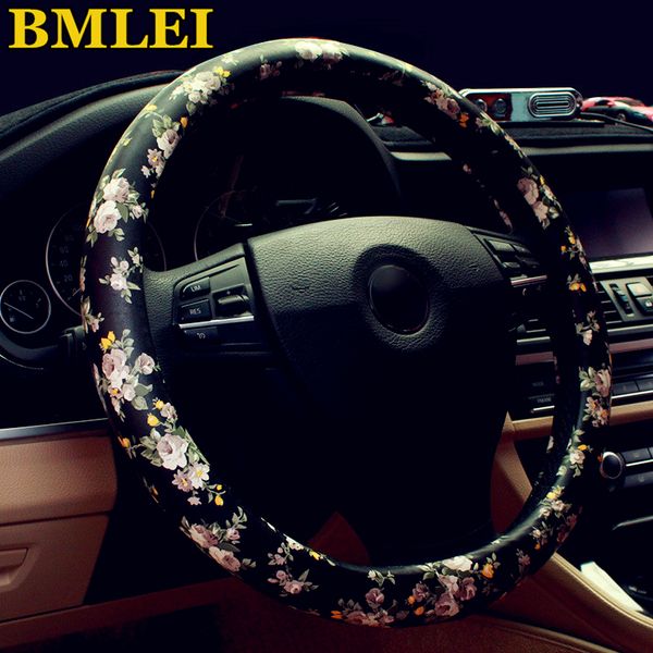 universal 38cm leather auto car steering wheel cover anti slip flower car styling steering-wheel covers for women girls ladies
universal 38cm leather auto car steering wheel cover anti slip flower car styling steering-wheel covers for women girls ladies