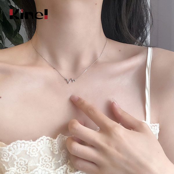 kinel minimalist sterling silver 925 jewelry wave pendants choker necklace for women female fine jewelry gifts accessories
kinel minimalist sterling silver 925 jewelry wave pendants choker necklace for women female fine jewelry gifts accessories