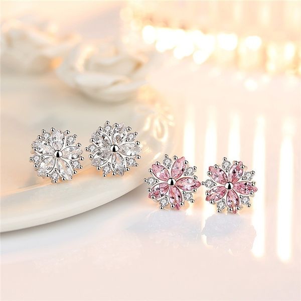 luckyshine fashion women pink flower stud earrings silver wedding party women earrings women studs jewelry for wedding accessories, Golden;silver
luckyshine fashion women pink flower stud earrings silver wedding party women earrings women studs jewelry for wedding accessories, Golden;silver