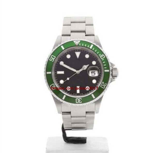 christmas gift wristwatches mens mechanical watches mens black dial green border stainless steel watch 16610lv 40mm mechanical, Slivery;brown
christmas gift wristwatches mens mechanical watches mens black dial green border stainless steel watch 16610lv 40mm mechanical, Slivery;brown