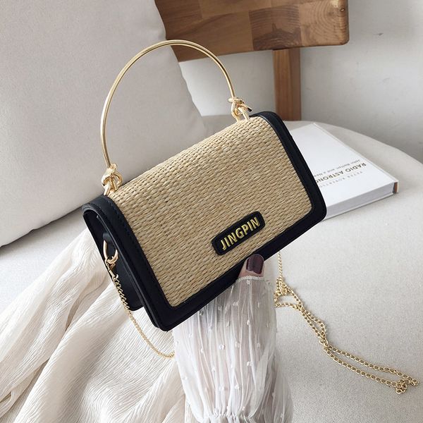 2019 new straw mat braided three-dimensional small square bag ring single shoulder slanted women's bag
2019 new straw mat braided three-dimensional small square bag ring single shoulder slanted women's bag