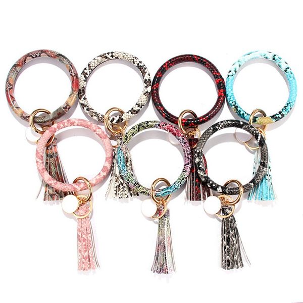 new pu leather tassel keychain large circle cute leopard snake snakeskin tassel wristlet keychain women girls car bag pendants, Silver
new pu leather tassel keychain large circle cute leopard snake snakeskin tassel wristlet keychain women girls car bag pendants, Silver
